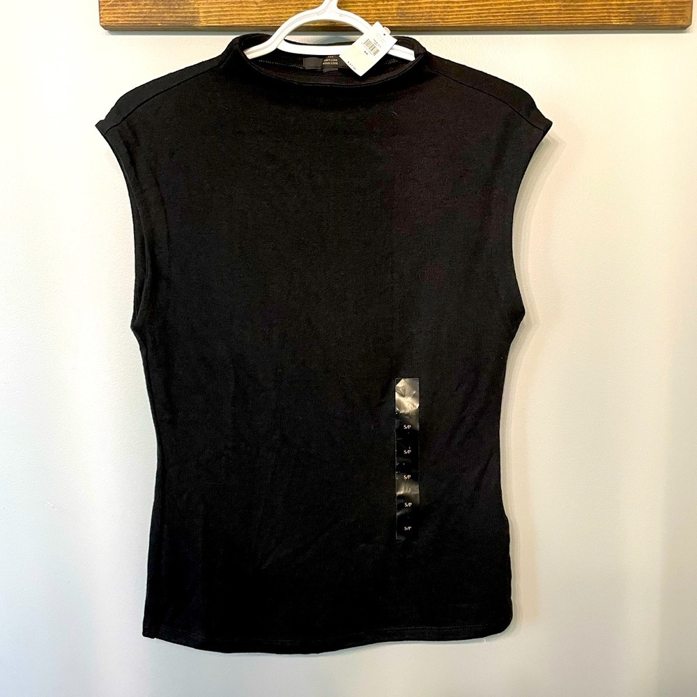 NWT Banana Republic Black Soft Luxe Top size Small